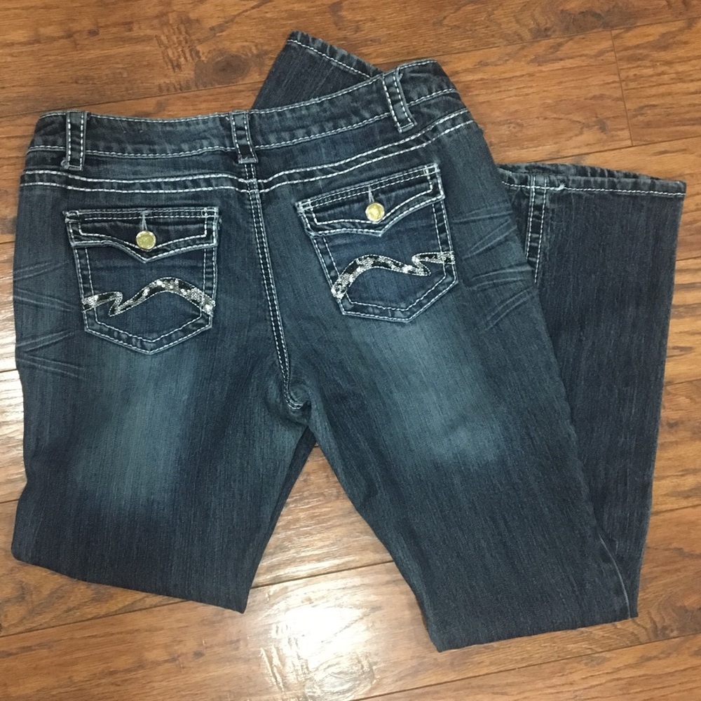 Boot Cut Blue Jeans